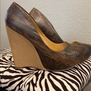 ShoeDazzle Kim Kardashian Collection Snake Heels